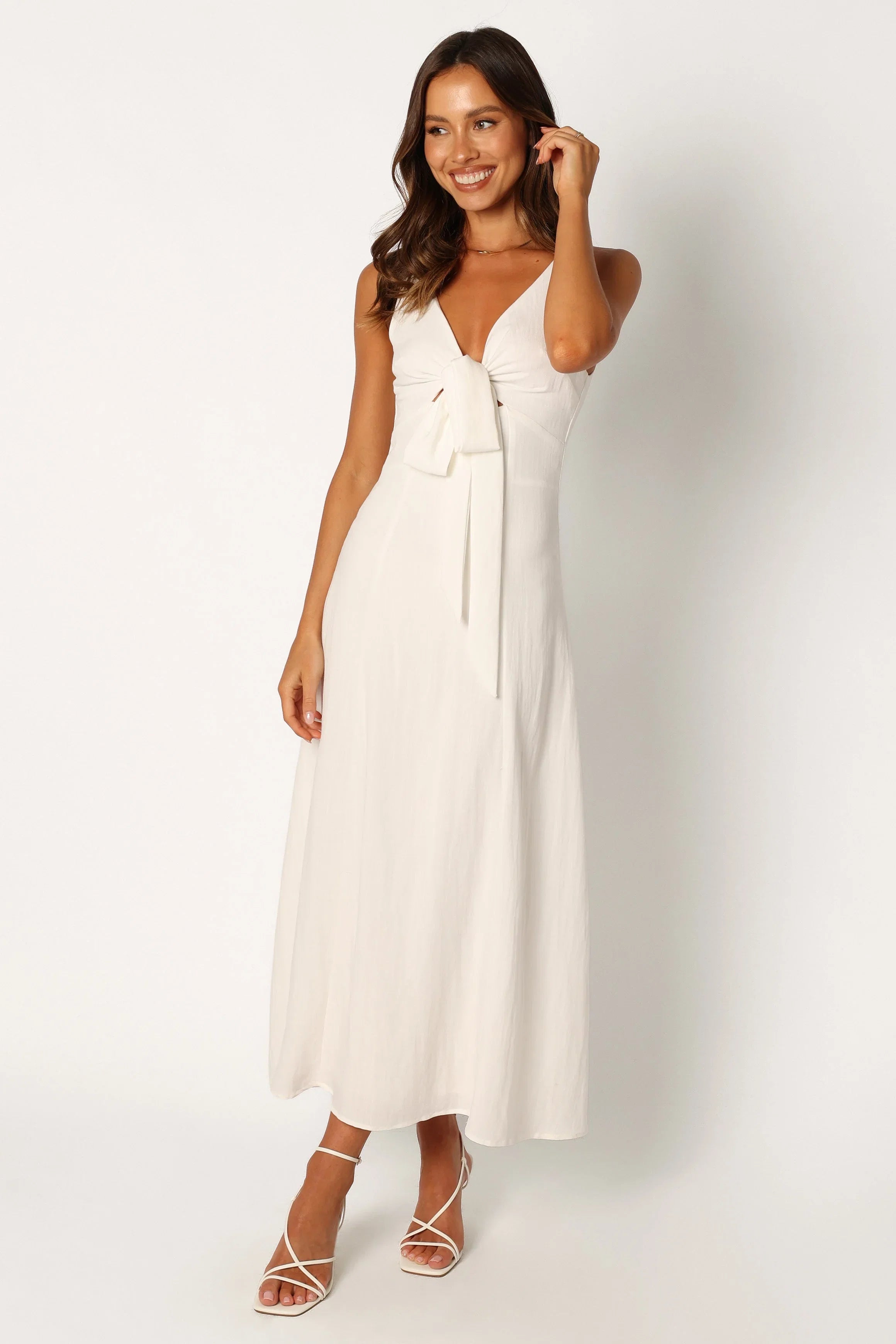 Archer Midi Dress White