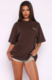 Slow Burner Oversized Tee Chocolate