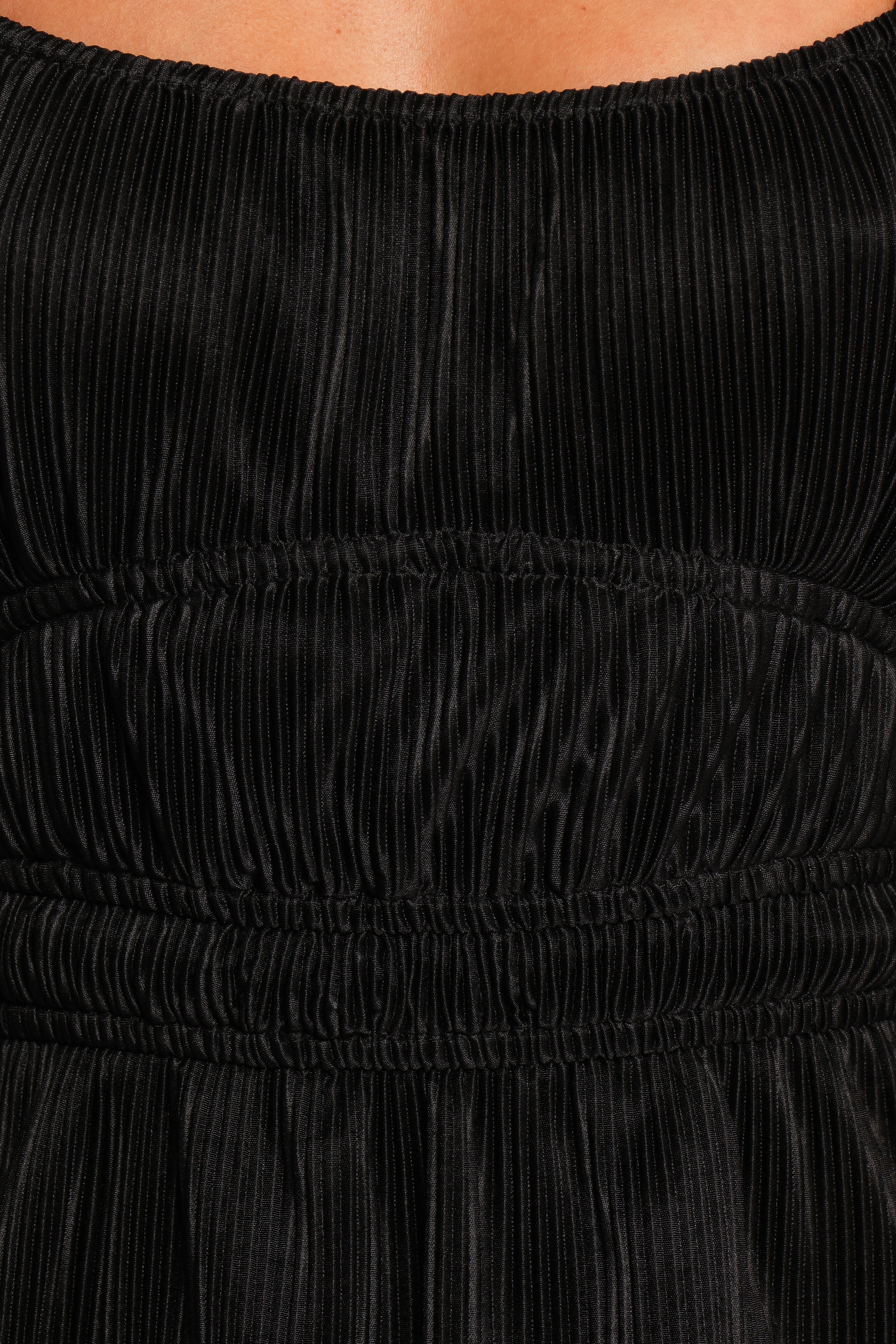 Ceppia Plisse Top Black