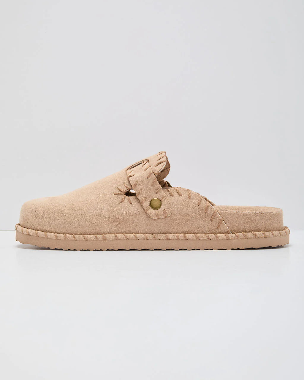 Chic Comfort Stitch Slip On Mules
