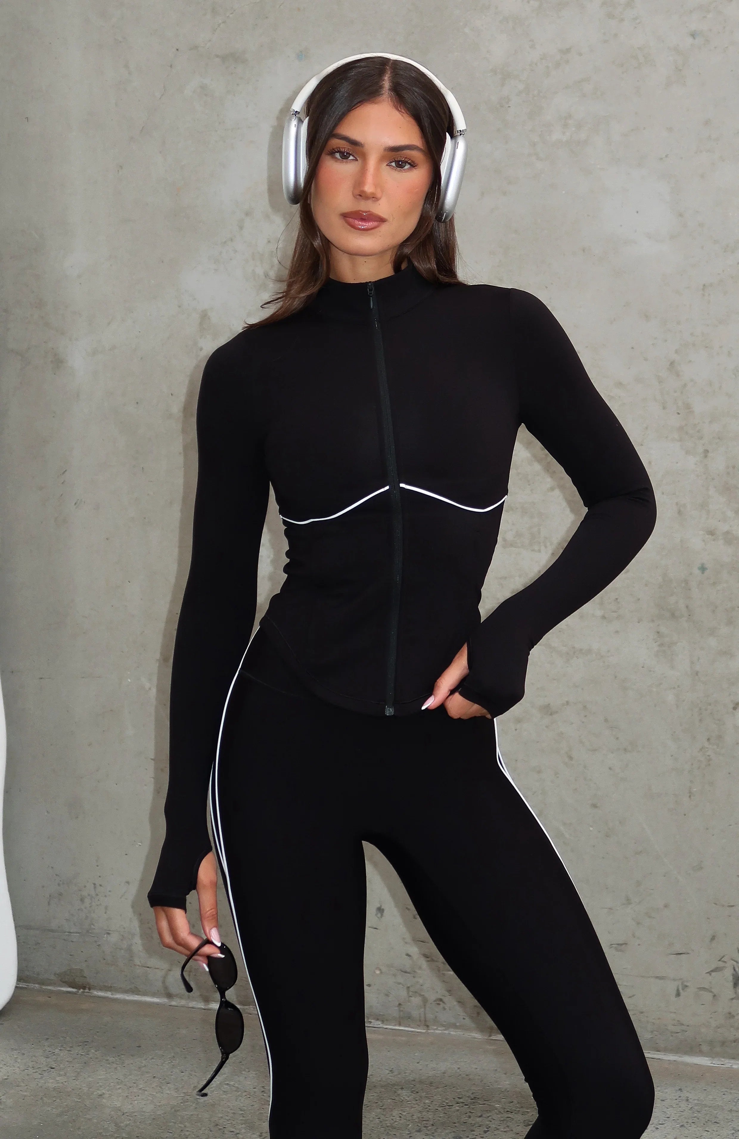 Persistence Jacket Black White