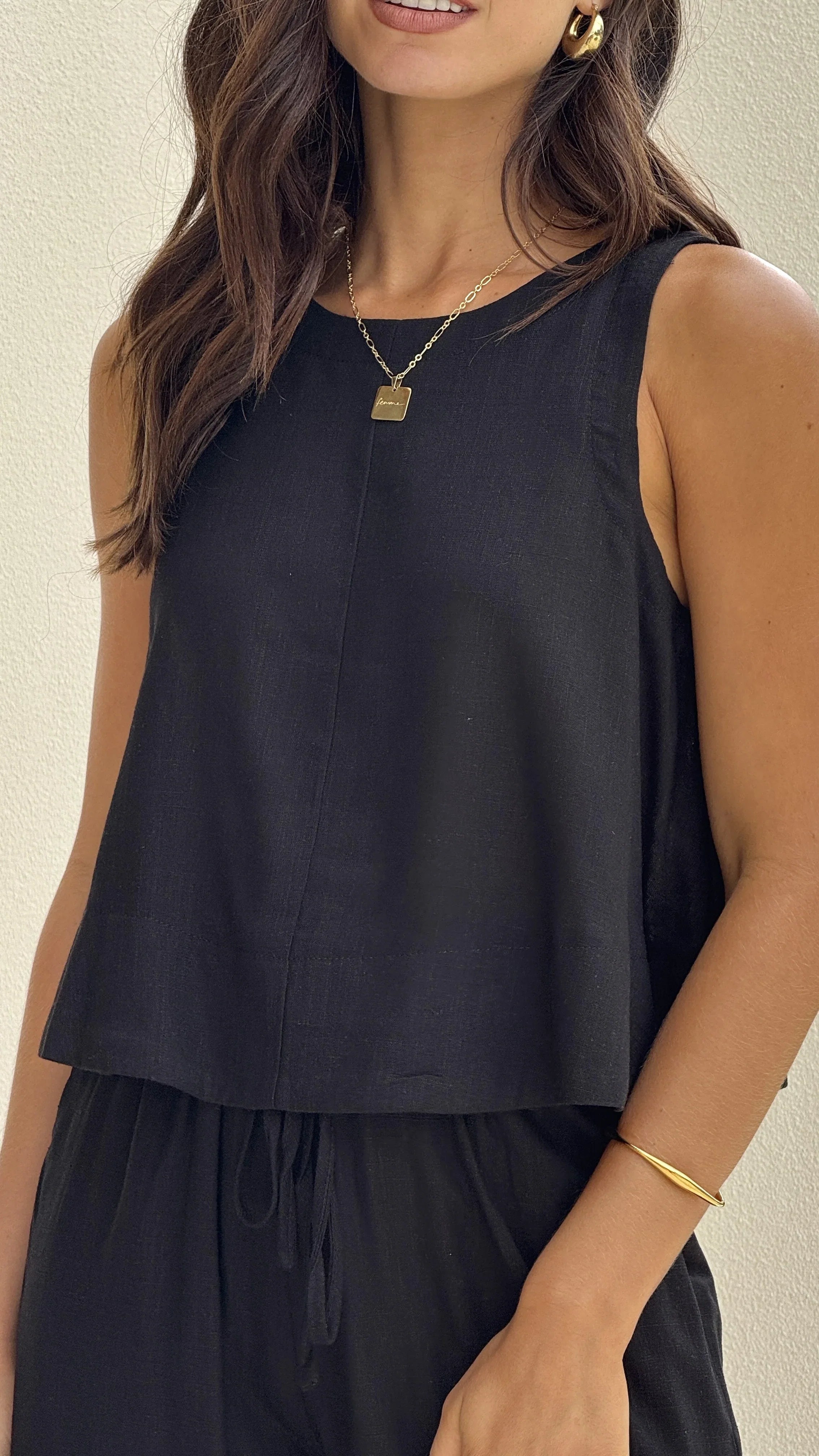Charmain Top Black