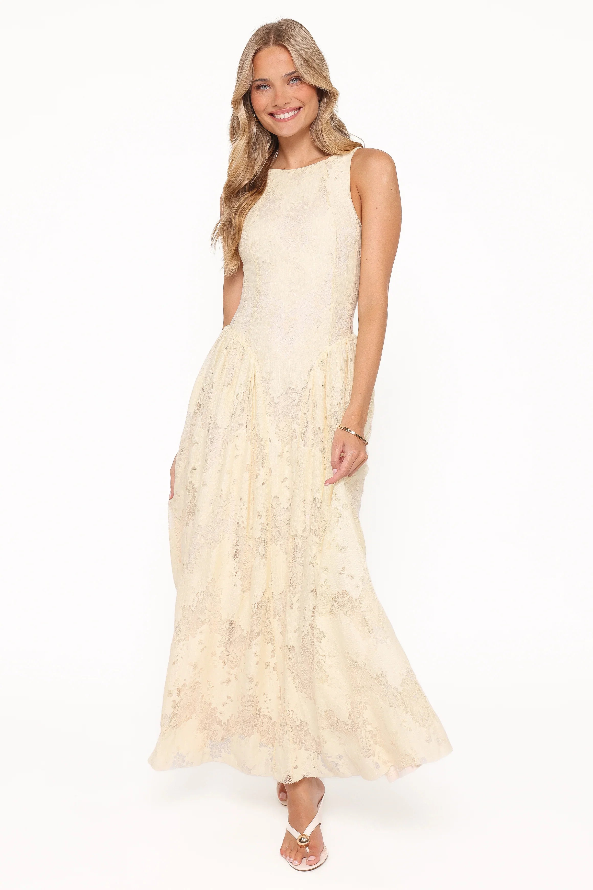 Denny Maxi Dress Butter Yellow