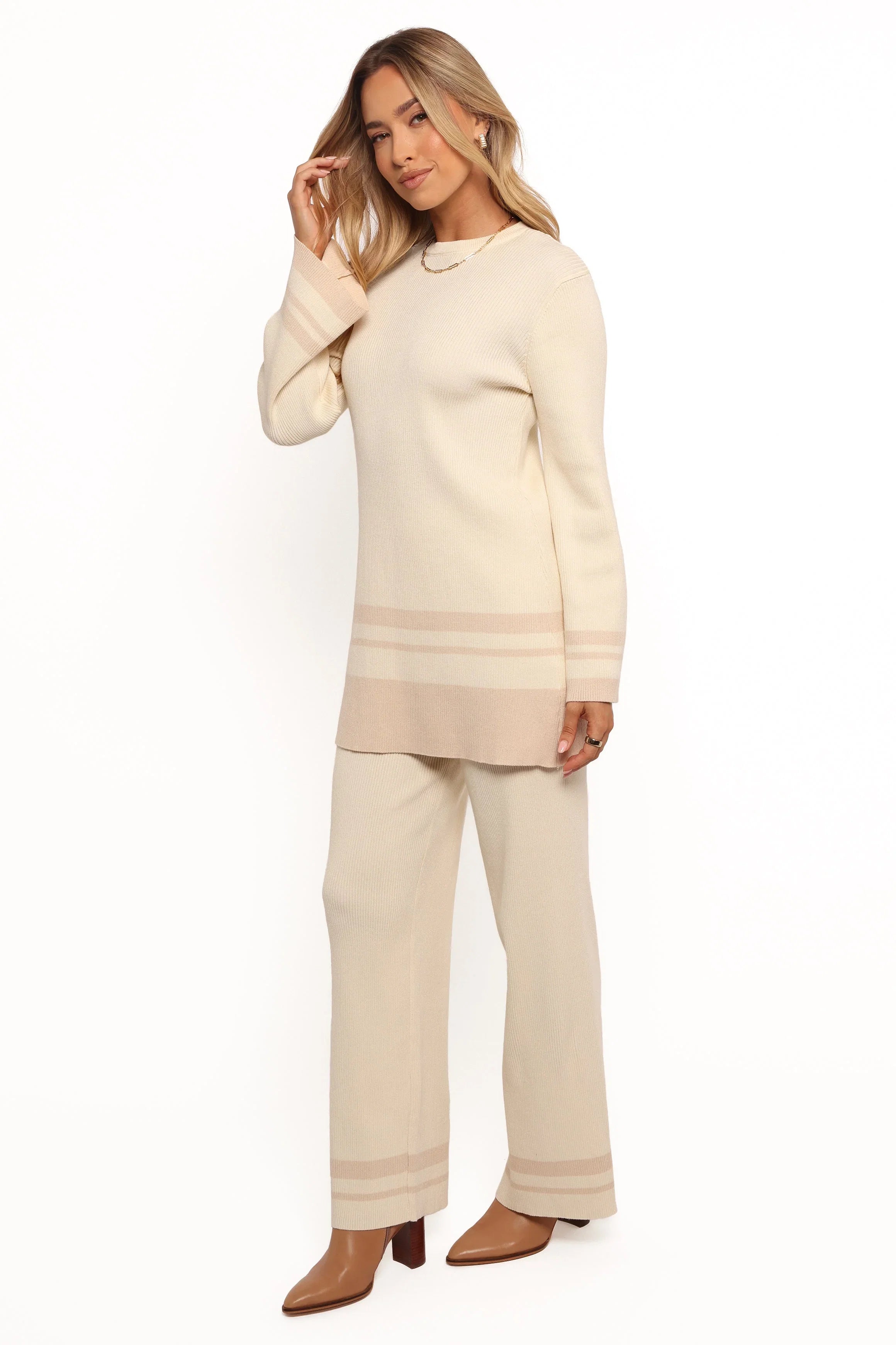 Lowell Pants White Cream