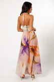 Marie Halterneck Maxi Dress Multi