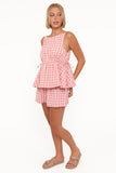 Rory Shorts Pink Gingham