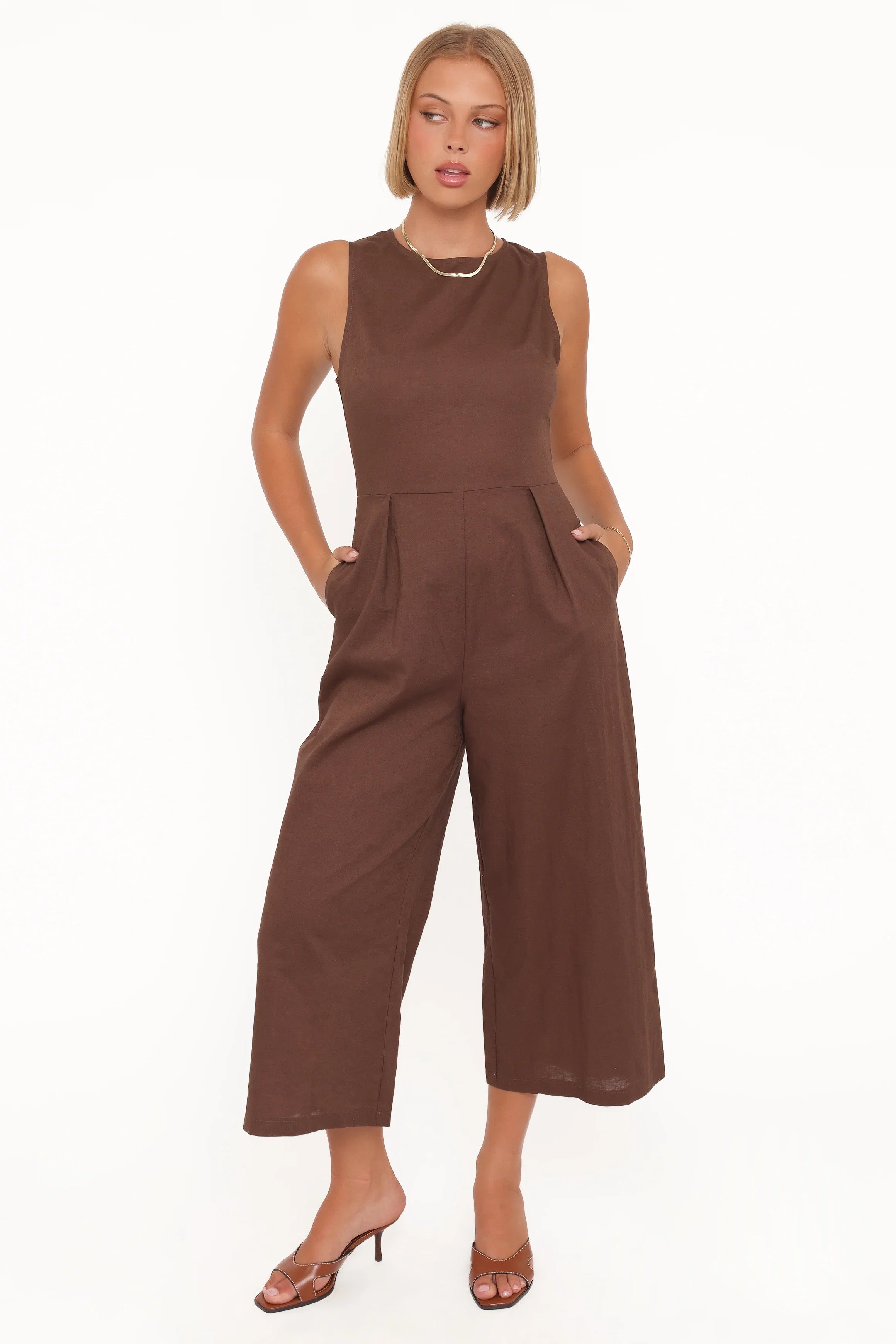 Ester Jumpsuit Chocolate