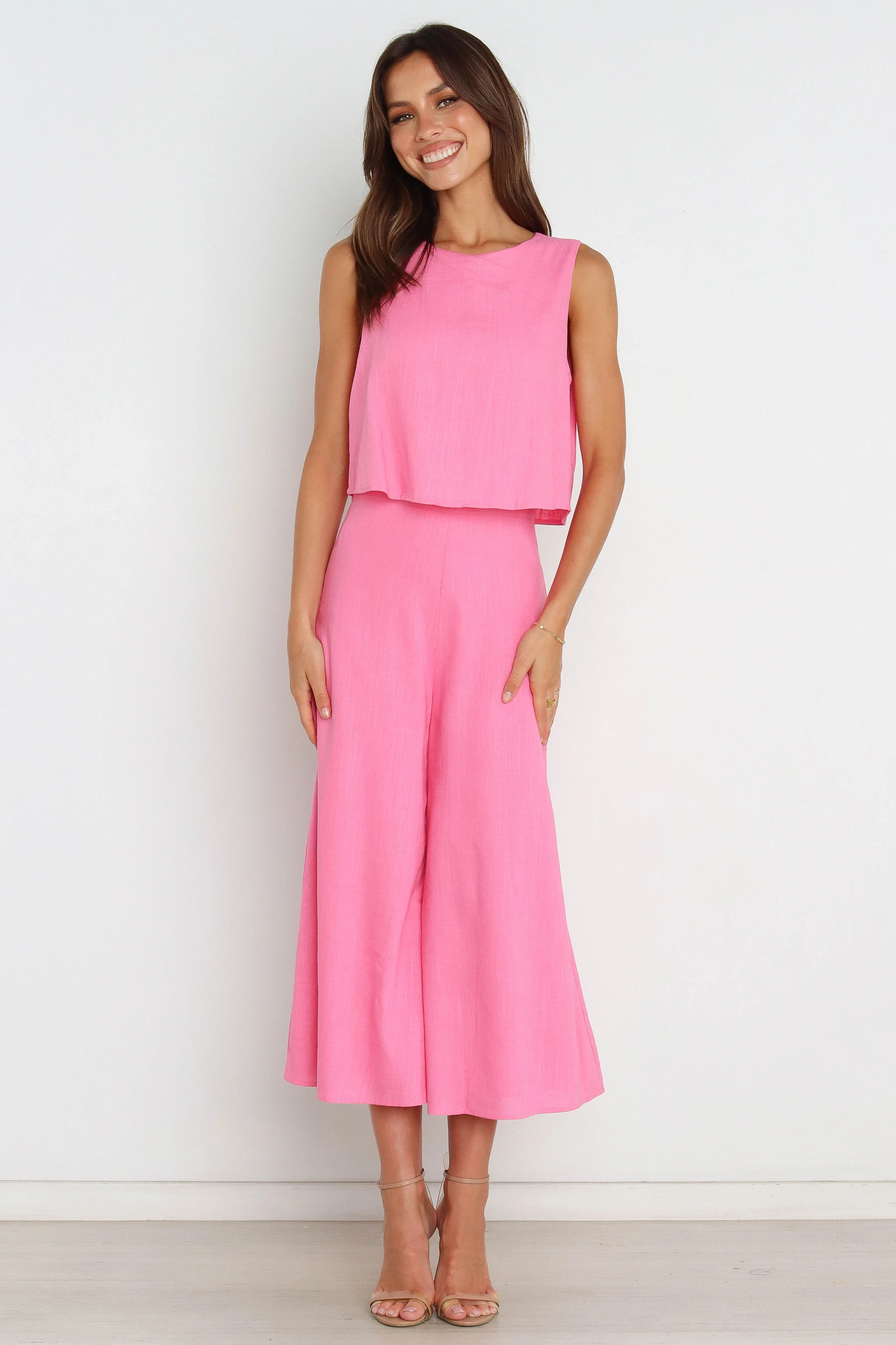 Femme Jumpsuit Pink