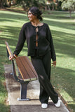 Odell Knit Set Black