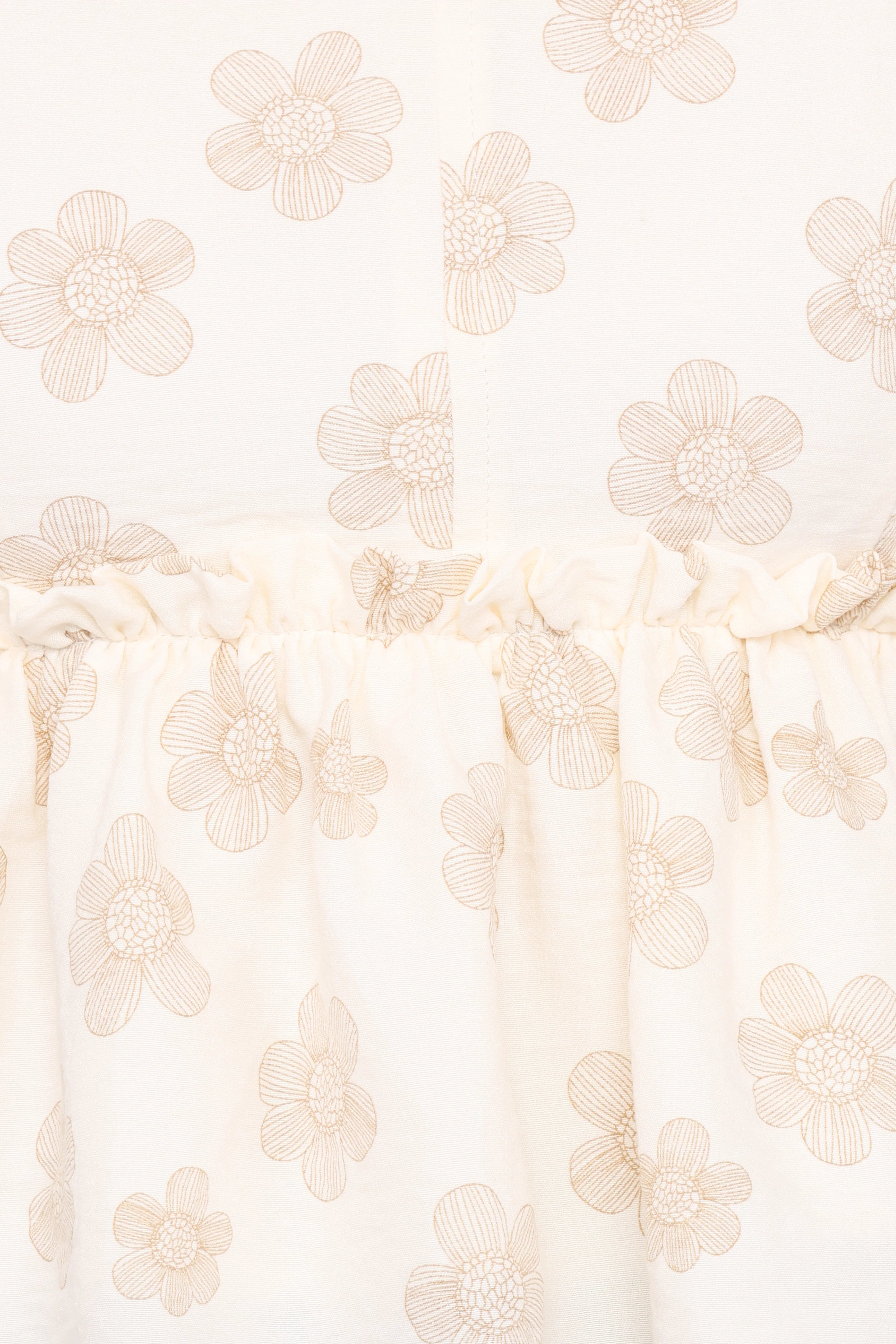 Cielo Top Sand Beige Floral