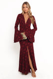 Sarey Maxi Dress Burgundy
