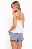 Zephyra Baby Doll Top White