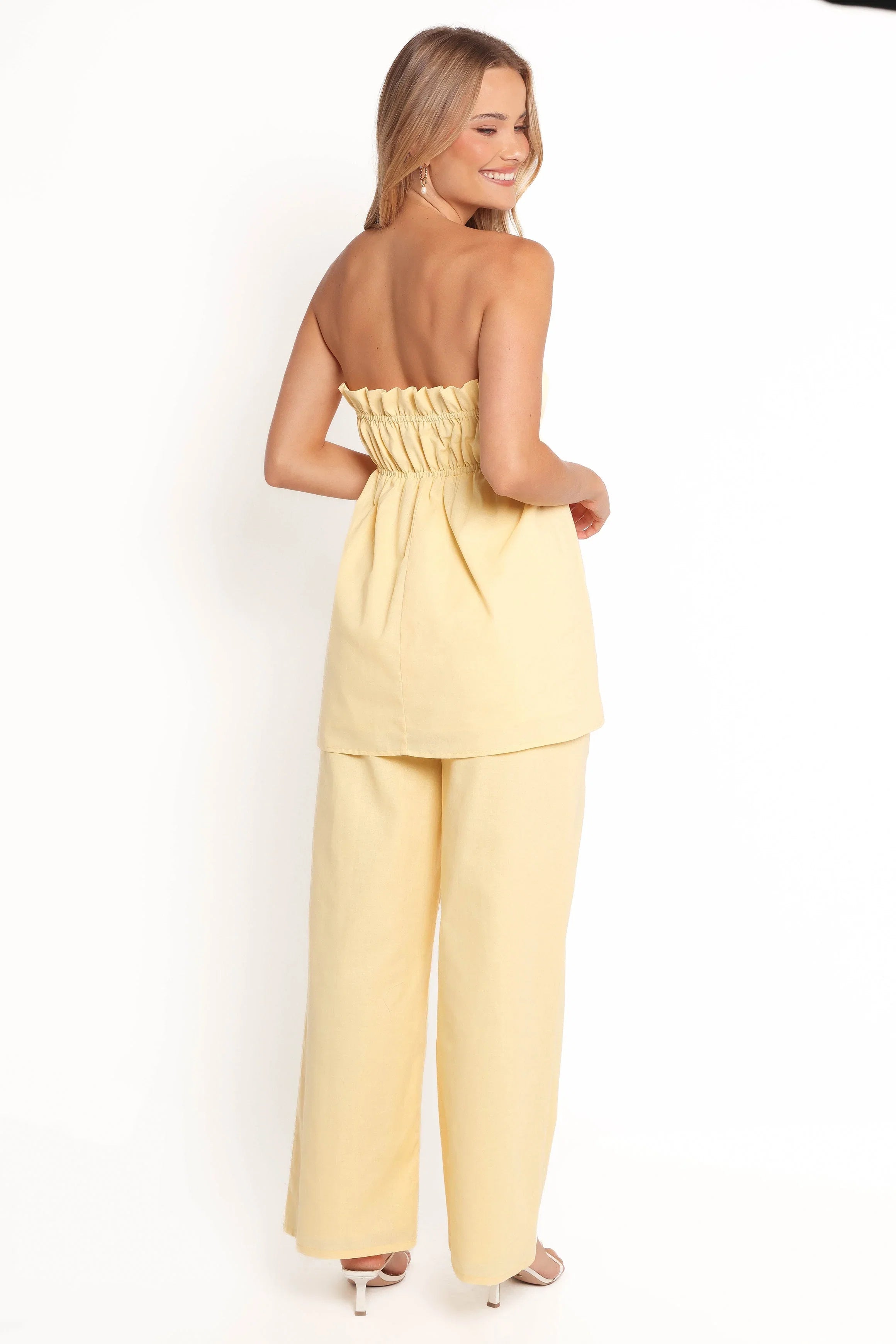 Ember Cotton Pants Butter Yellow