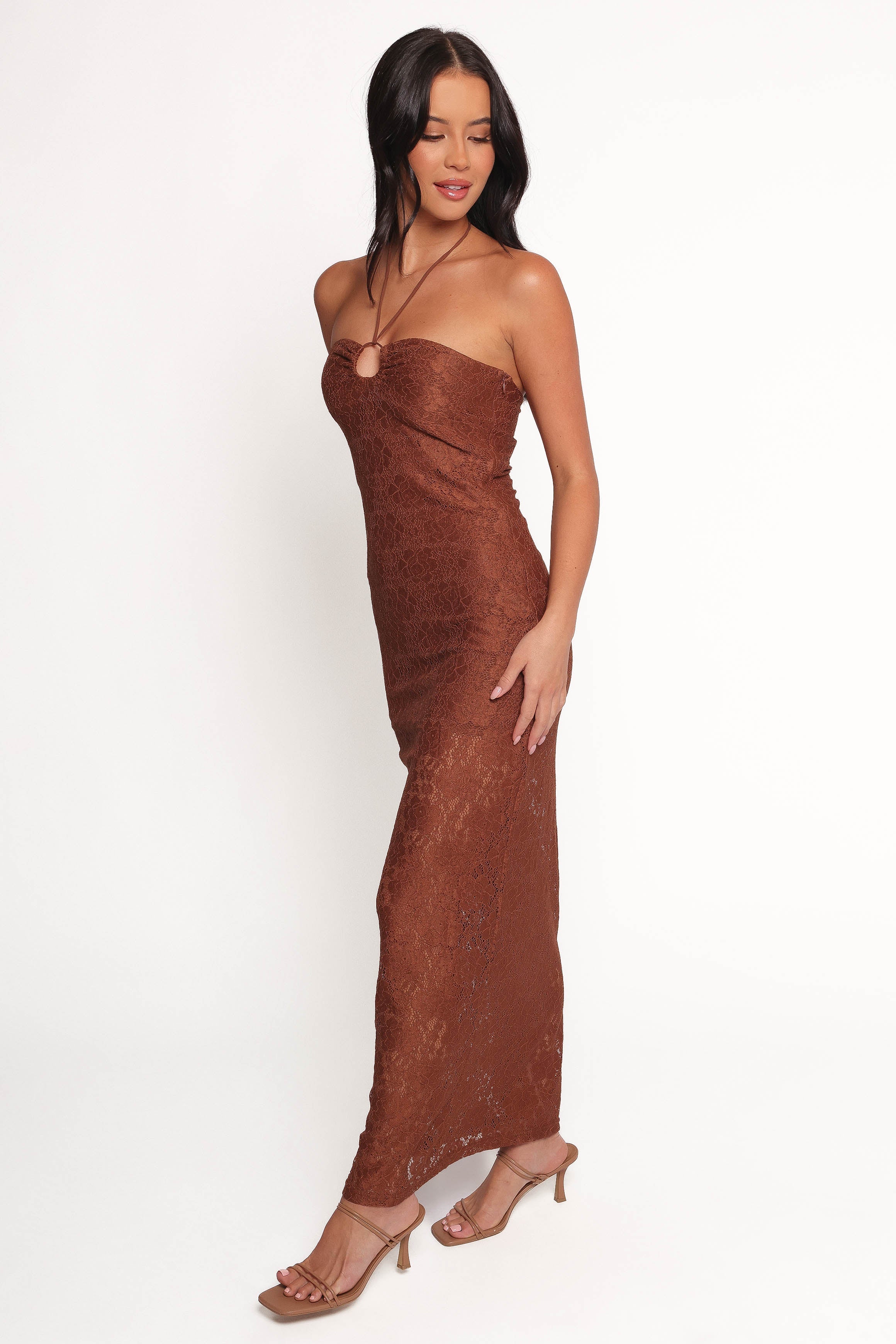 Tucker Midi Dress Brown