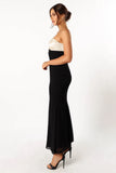 Cecilia Strapless Maxi Dress Black