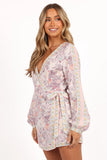 Positano Romper White Multi