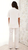 Imogen Button Pants Cream