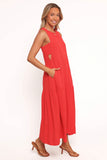 Almudena Midi Dress Red