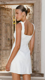 Adley Mini Dress White