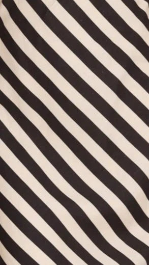 Ellery Maxi Dress Black Beige Stripe