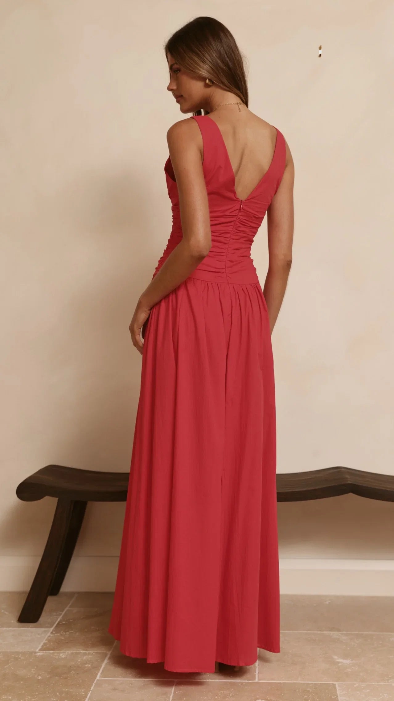 Sanya Maxi Dress Red