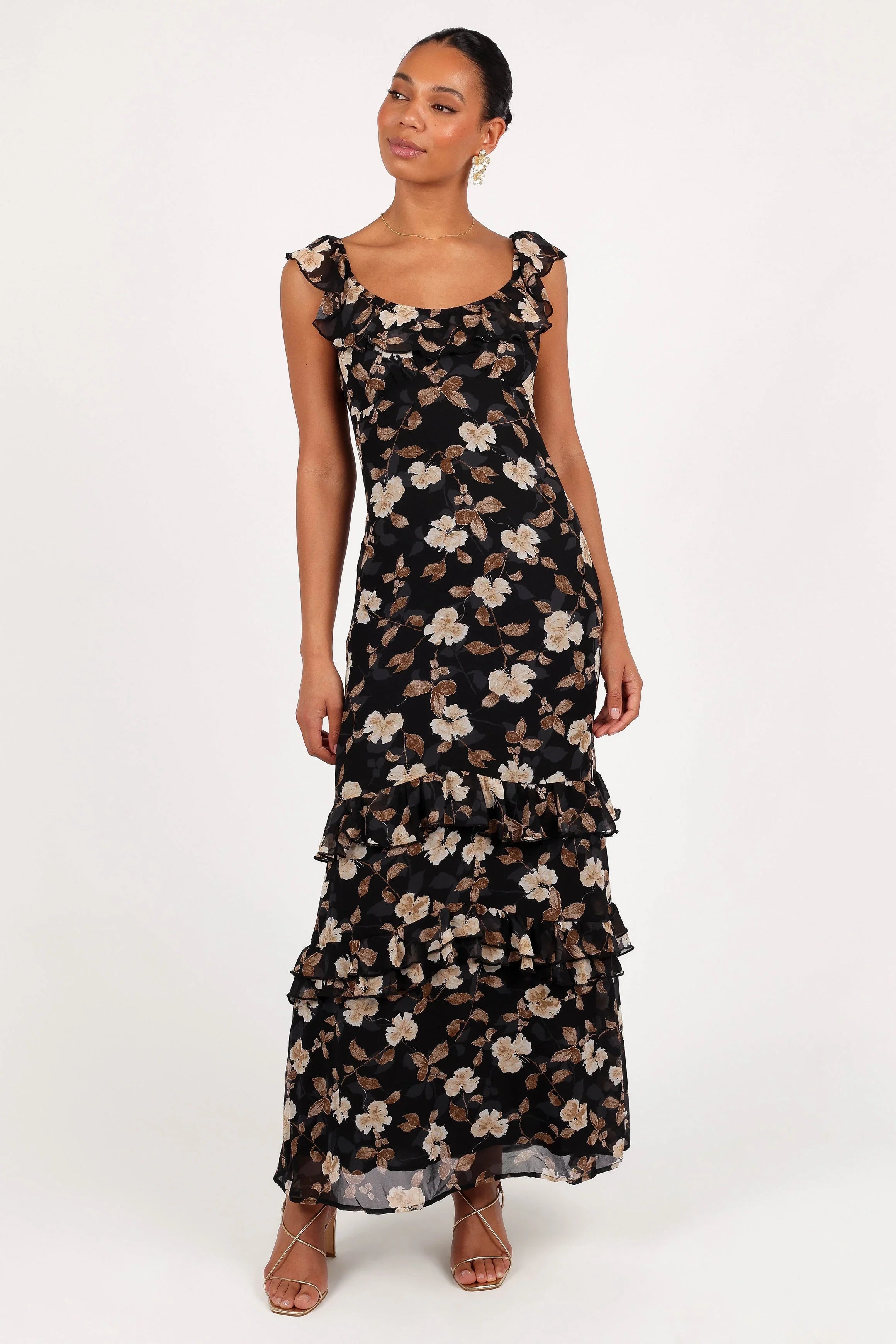 Irelynn Maxi Dress Black Floral