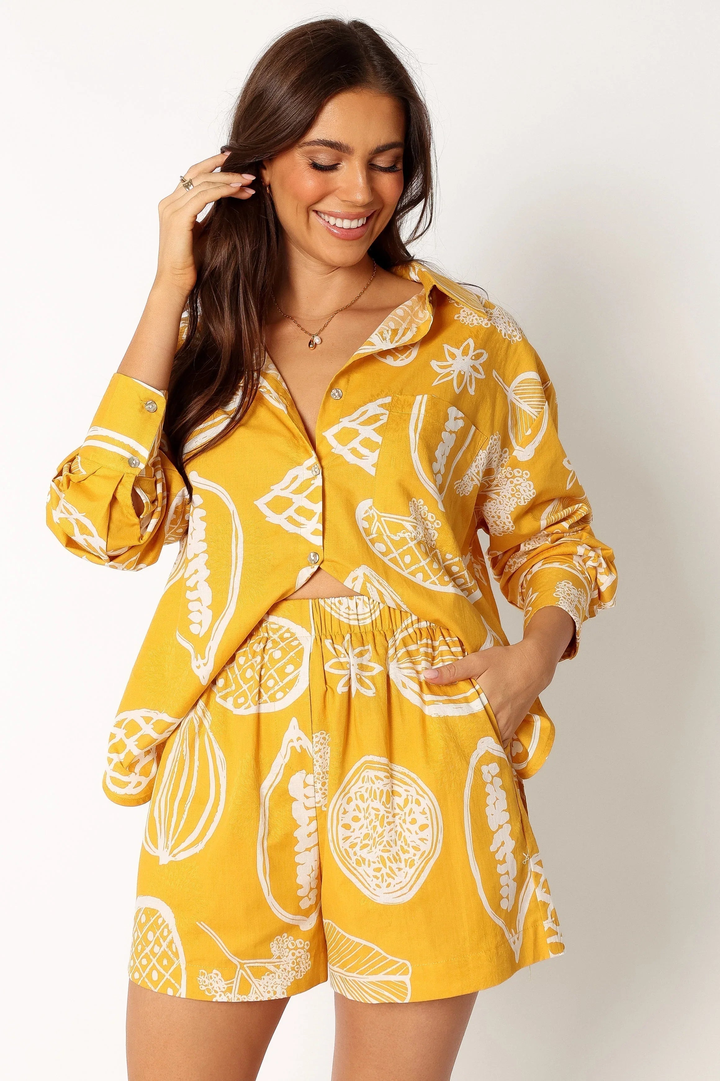 Bonnie Two Piece Set Yellow