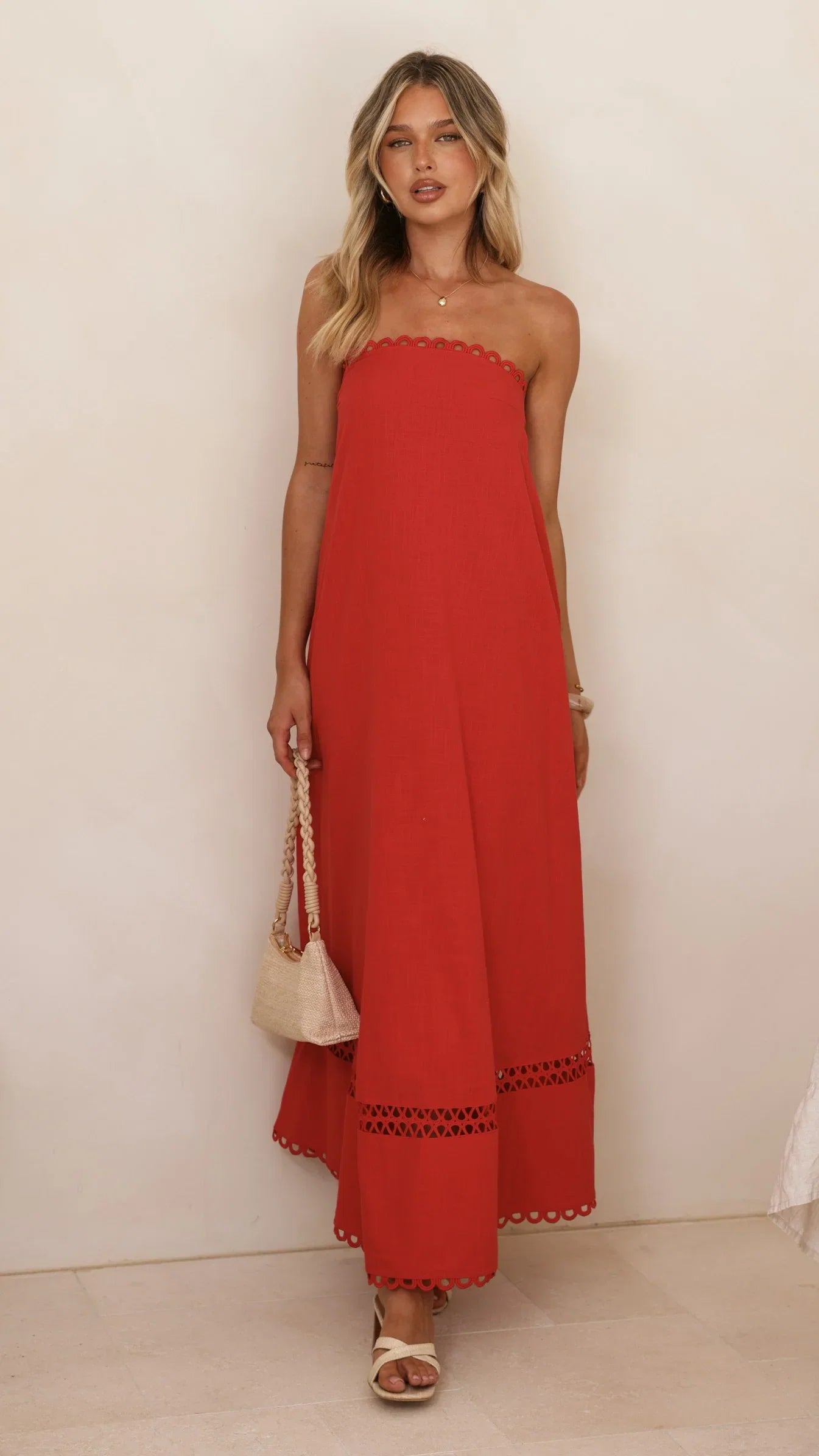 Sandra Maxi Dress Red