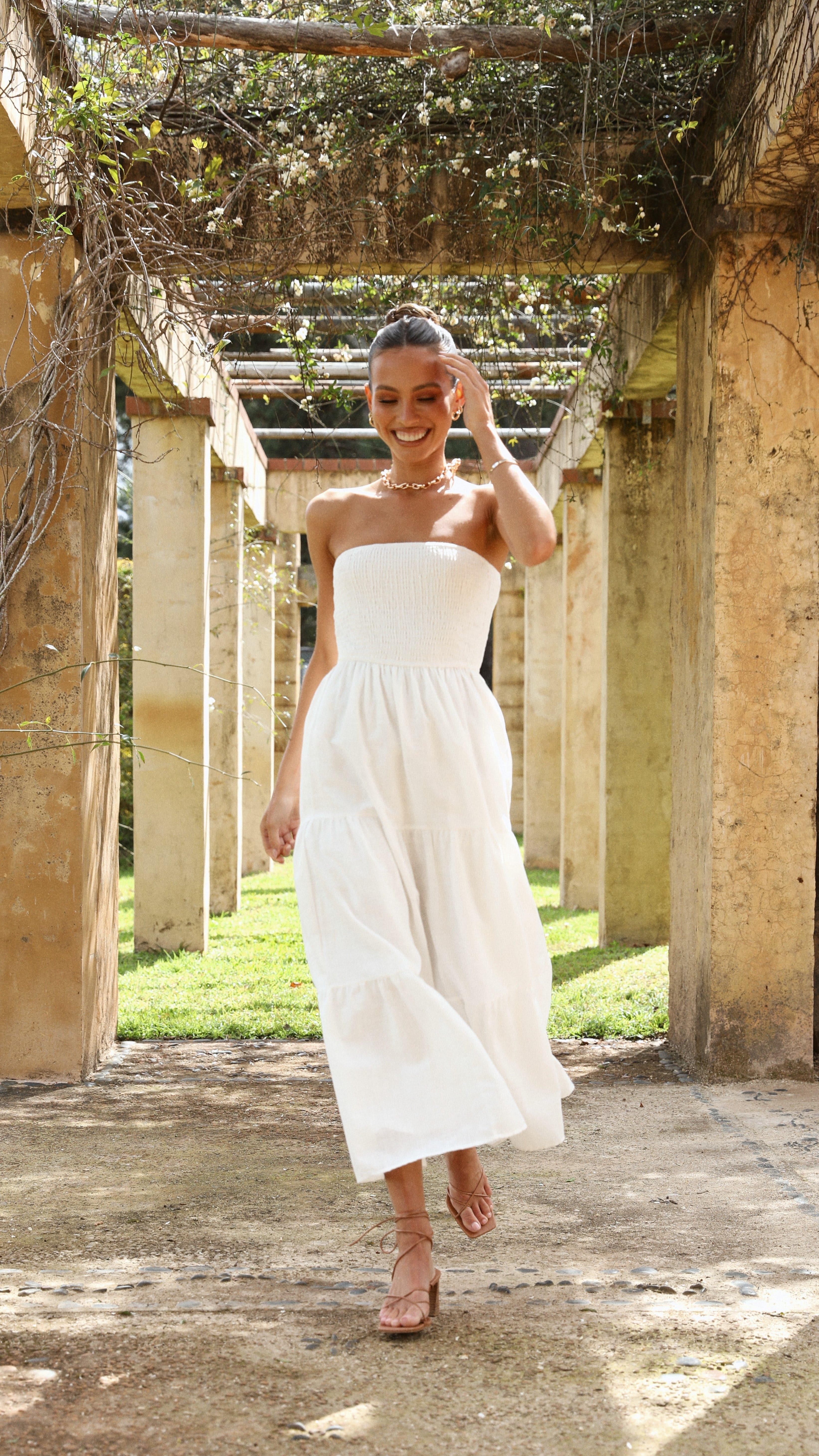 Brooke Maxi Dress White