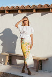 Peta Maxi Skirt Yellow Poppy