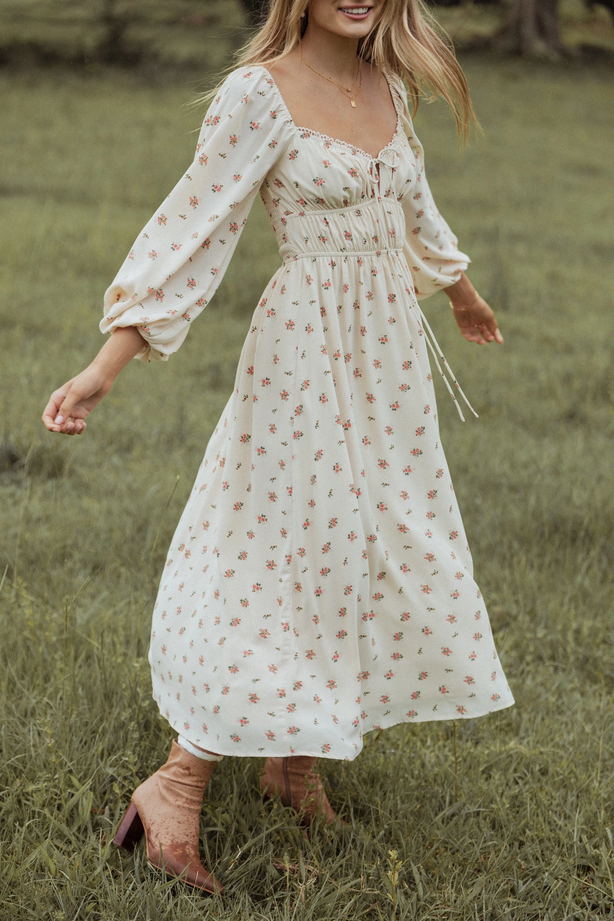 Maureen Maxi Dress Rosebud Floral