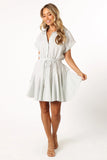 Ilsa Mini Dress Sage Stripe