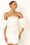 Nisha Strapless Mini Dress White