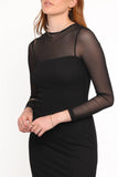 Famille Midi Dress Black