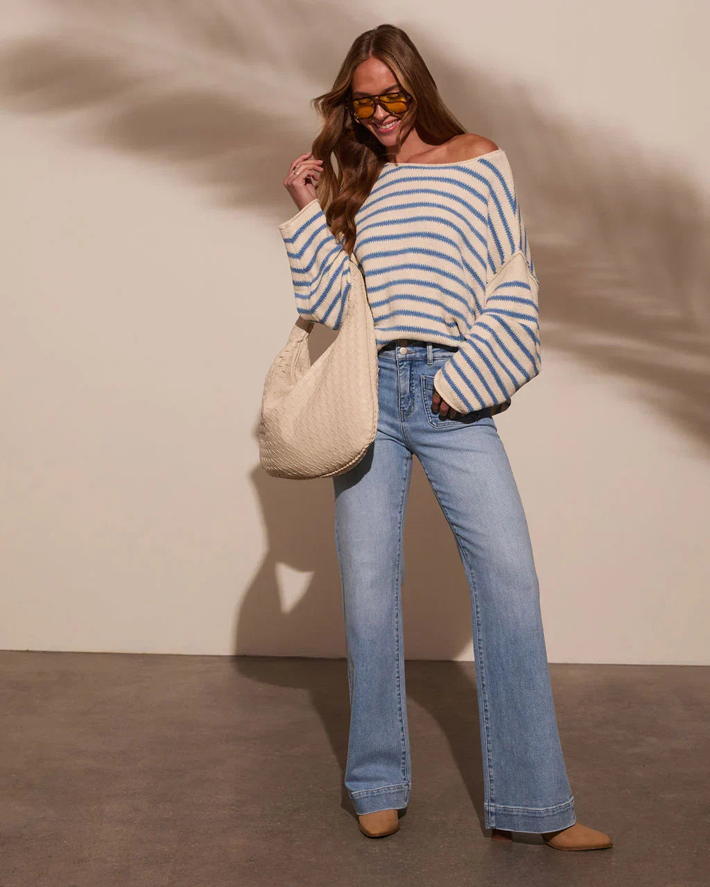 Pippa Striped Knit Sweater