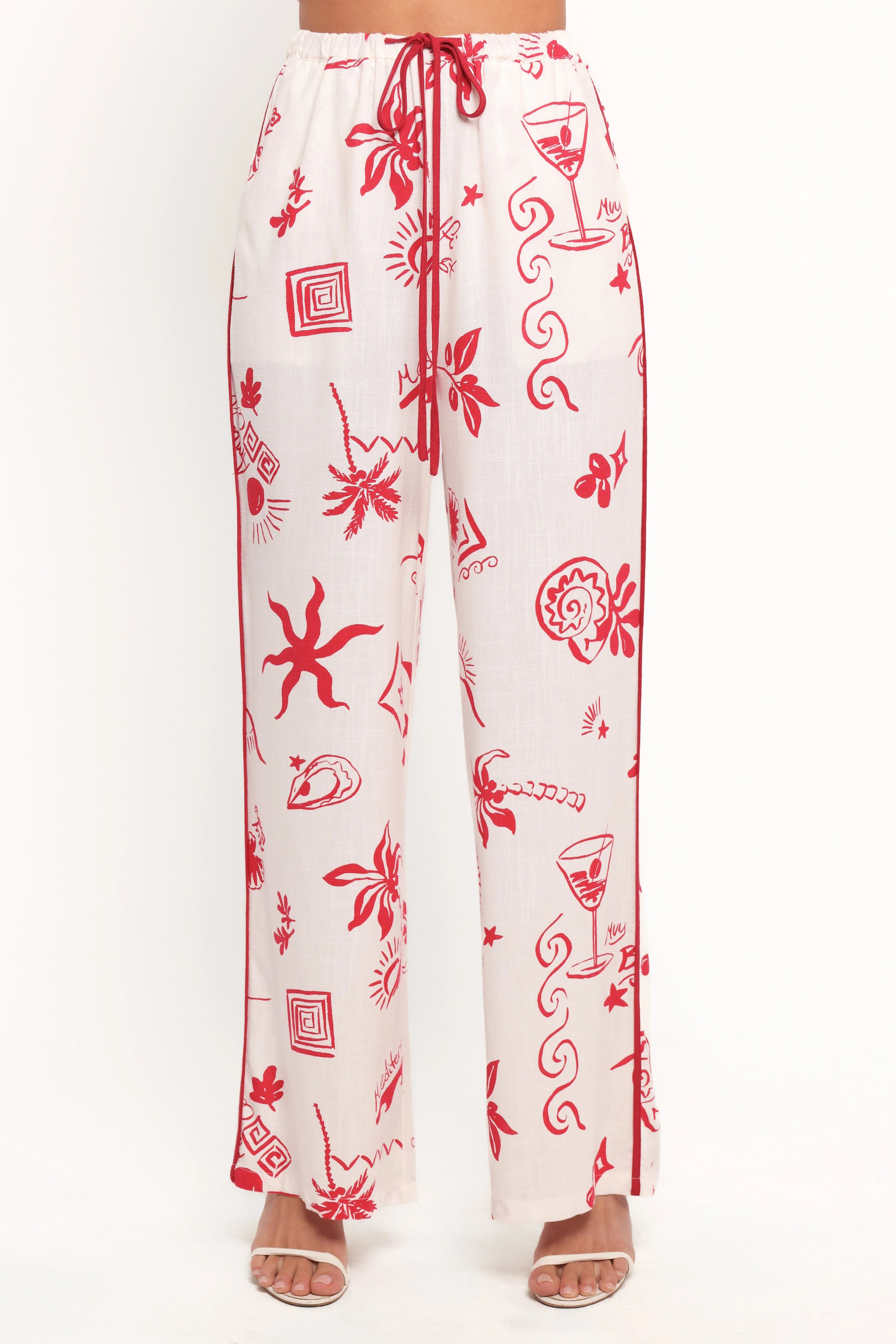 Malta Pant Red