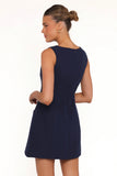 Lorne Sleeveless Mini Dress Navy