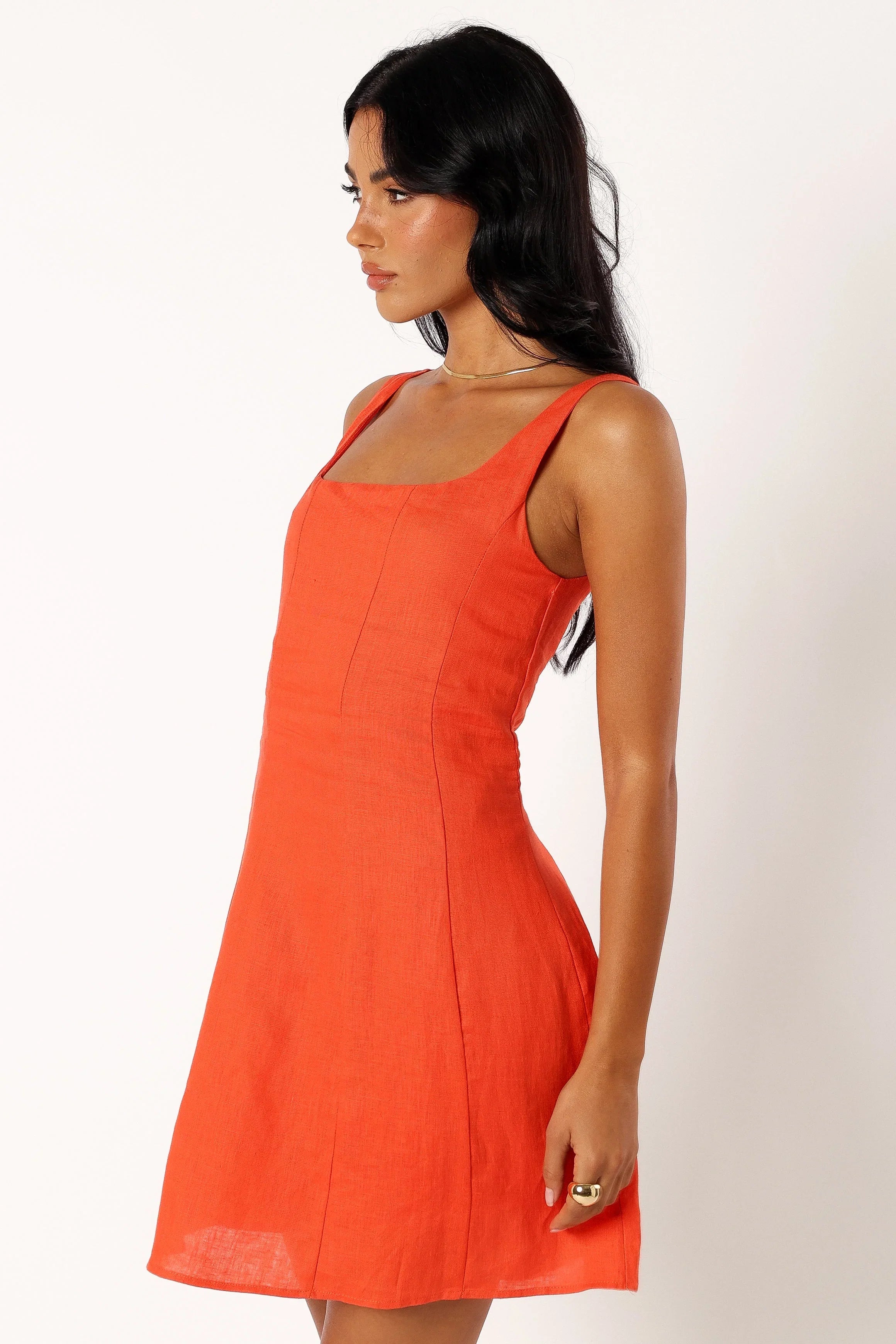 Dillion Mini Dress Blood Orange