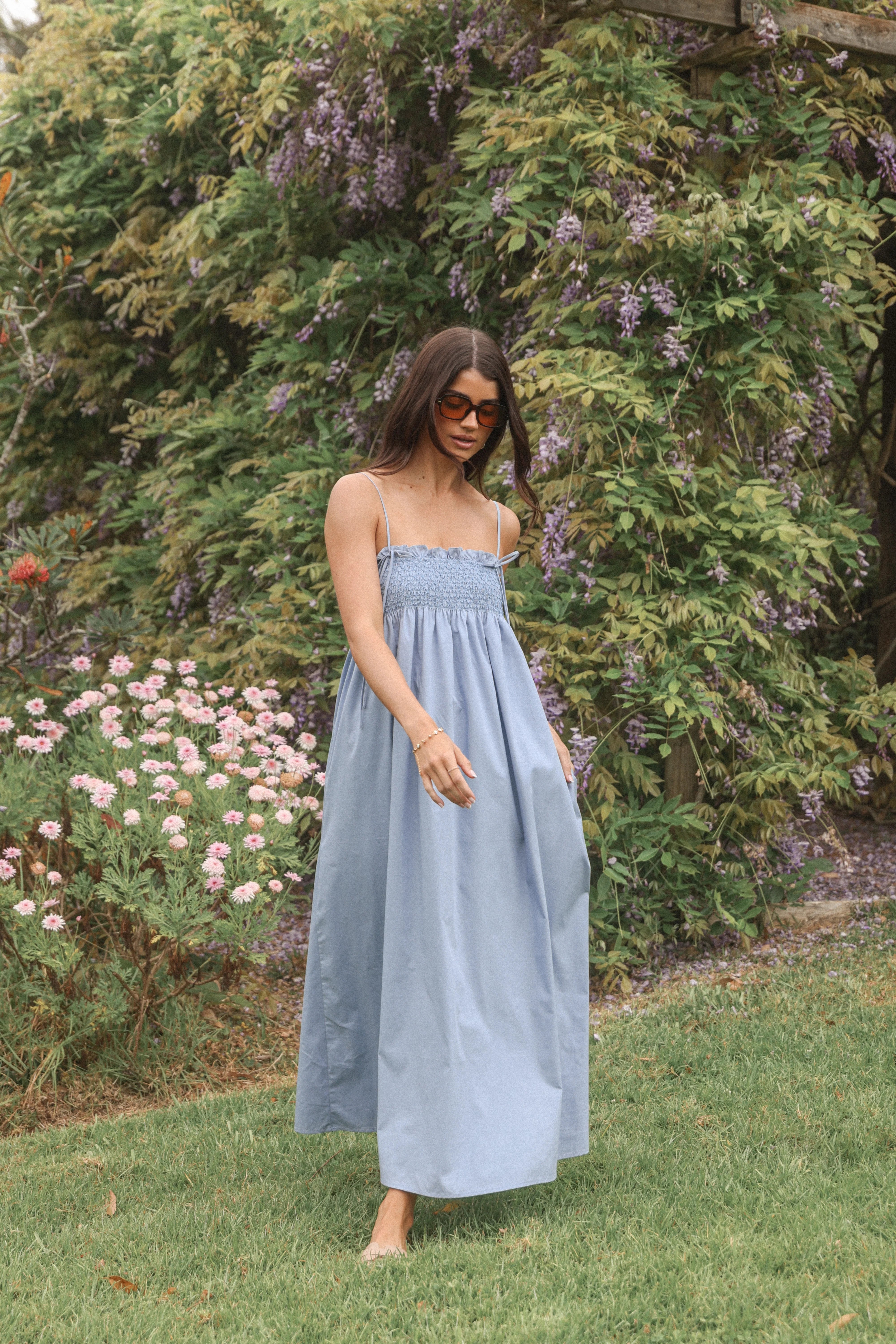 Josie Maxi Dress Cornflower Blue