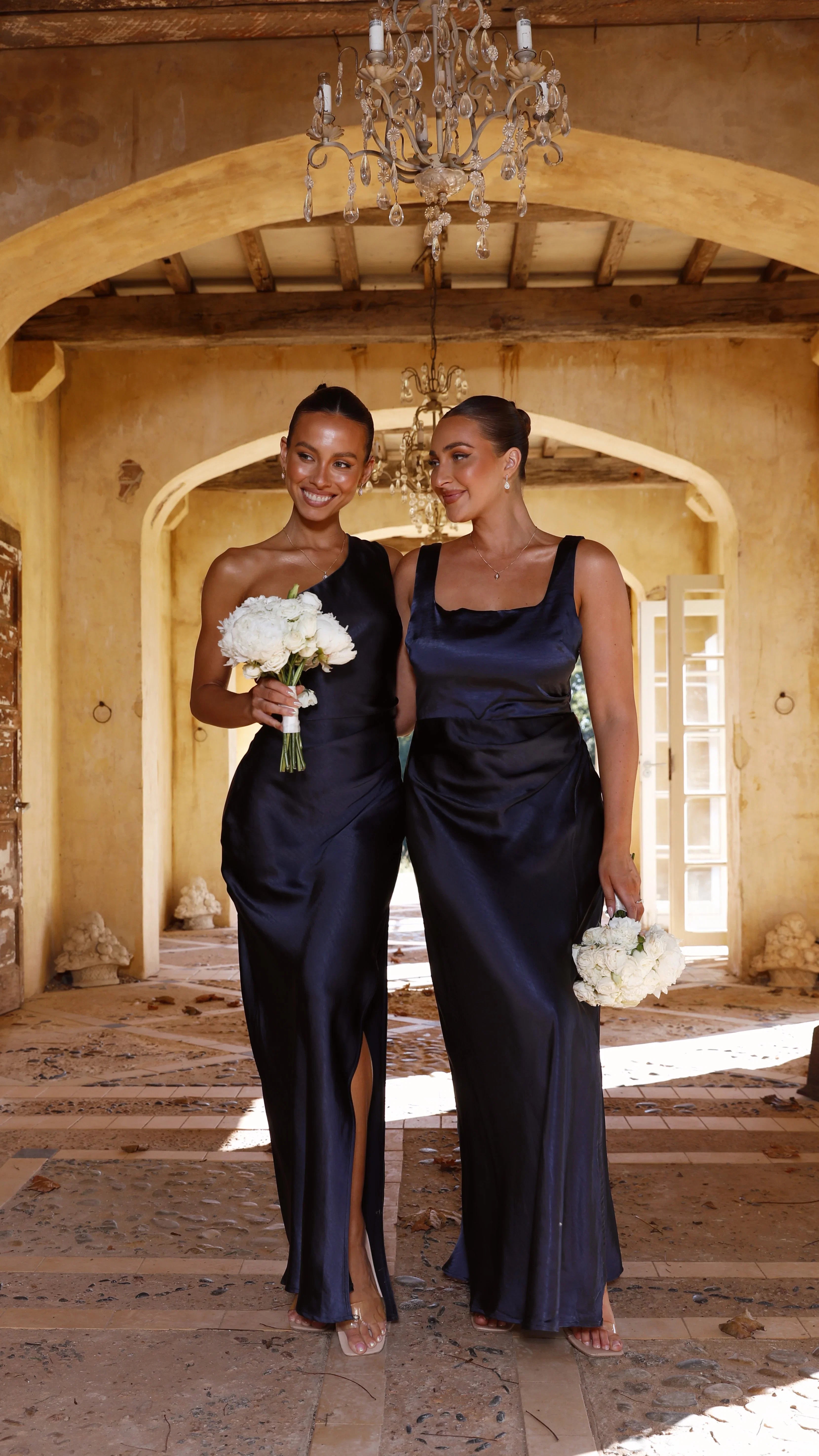 Victoria Maxi Dress Navy