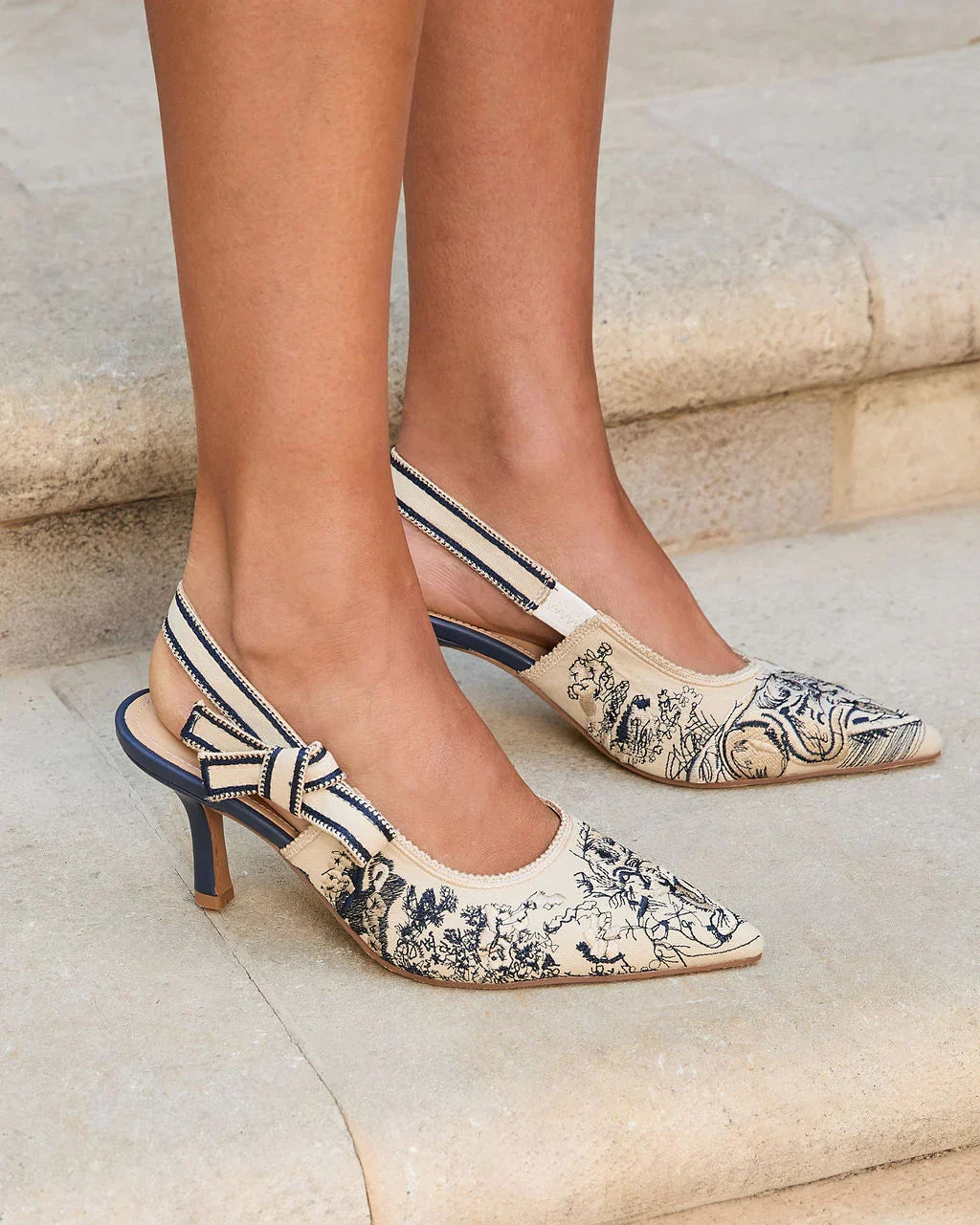 Selana Slingback Heels
