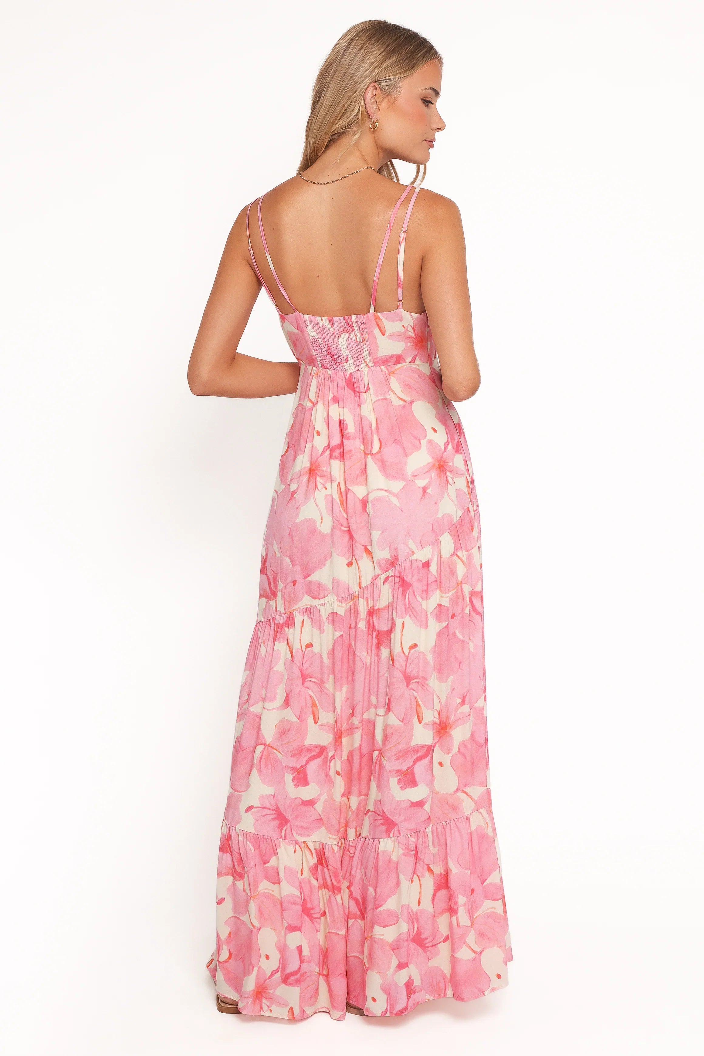 Forbes Maxi Dress Pink Floral
