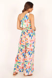 Belinda One Shoulder Jumpsuit Floral