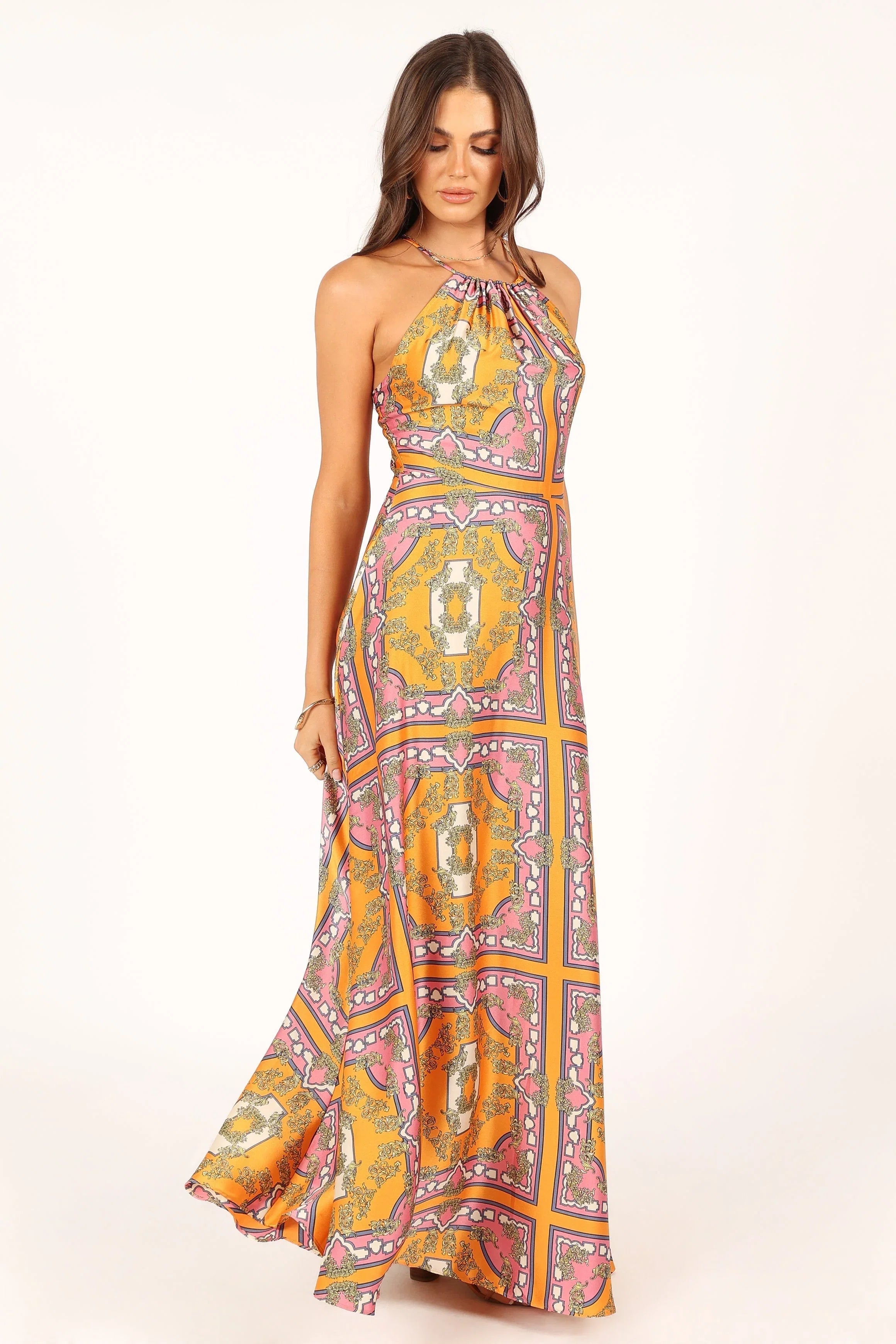 Amara Maxi Dress Tangerine