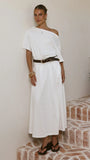 Aleski Maxi Dress White
