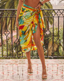 Coasting Away Abstract Print Sarong