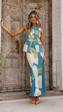 Cairo Button Up Vest Blue Orchid