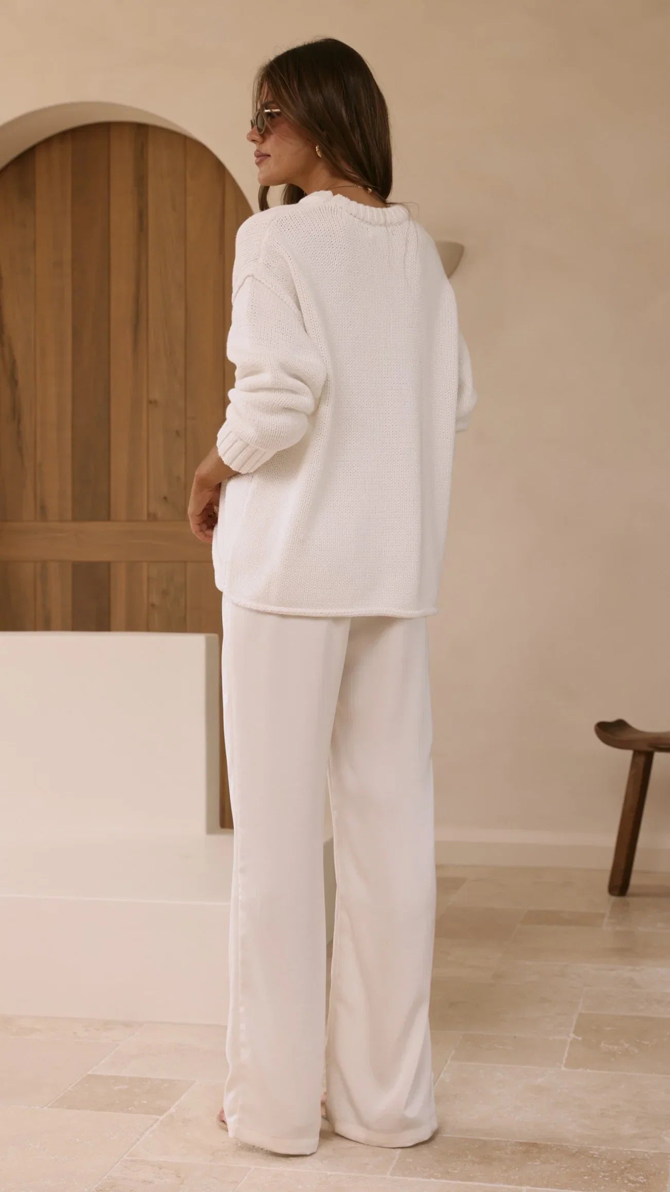 Jase Knit White
