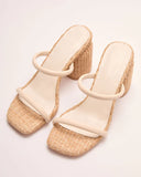 Margaret Woven Heeled Sandal