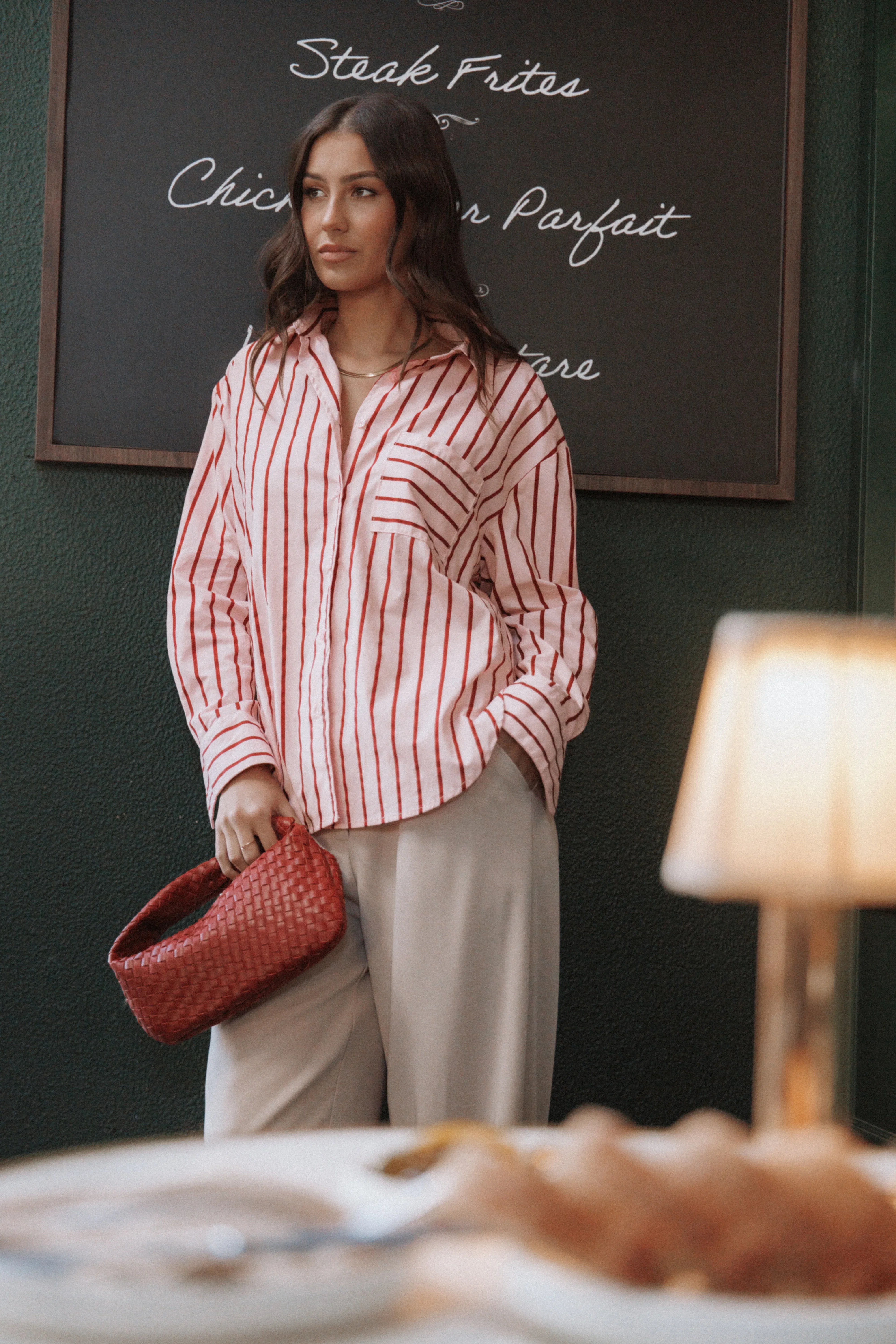 Adam Stripe Shirt Pink